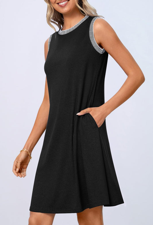 ElanWear Women’s Sleeveless Mini Sundress